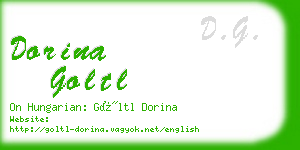 dorina goltl business card